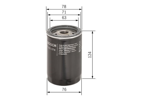 Oljefilter Bosch 0 451 103 074 BOSCH