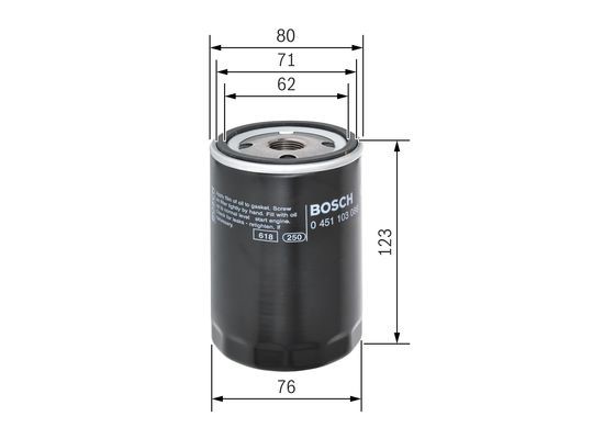 Oljefilter BOSCH