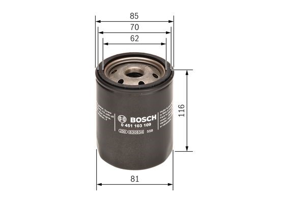 Oljefilter Bosch 0 451 103 109 BOSCH Oljefilter Bosch 0 451 103 109 BOSCH