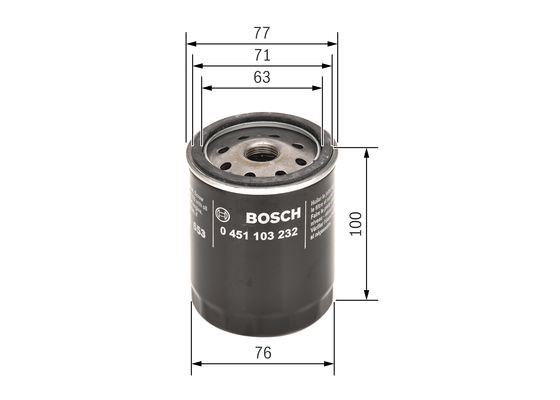 Oljefilter Bosch 0 451 103 232 BOSCH