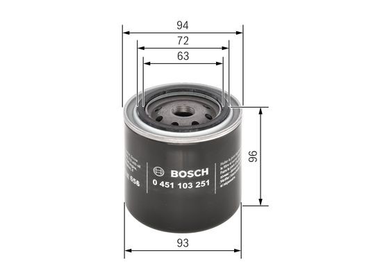 Oljefilter BOSCH