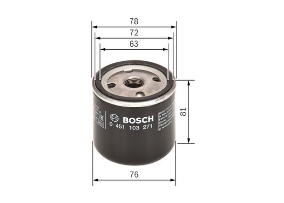 Oljefilter Bosch 0 451 103 271 BOSCH