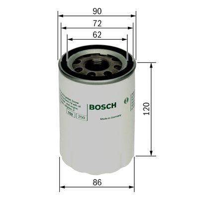 Oljefilter Bosch 0 451 103 290 BOSCH