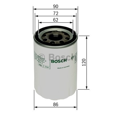 Oljefilter Bosch 0 451 103 290 BOSCH