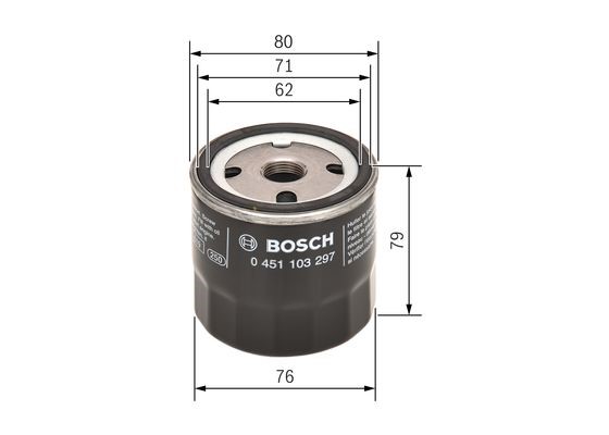 Oljefilter Bosch 0 451 103 297 BOSCH