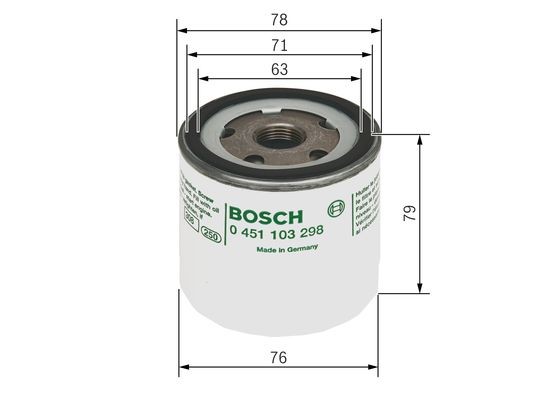 Oljefilter BOSCH