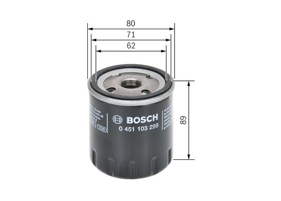 Oljefilter Bosch 0 451 103 299 BOSCH