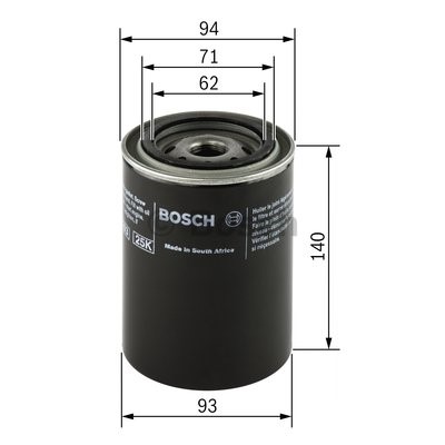 Oljefilter BOSCH