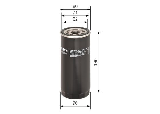 Oljefilter BOSCH