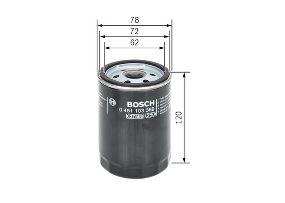 Oljefilter Bosch 0 451 103 369 BOSCH
