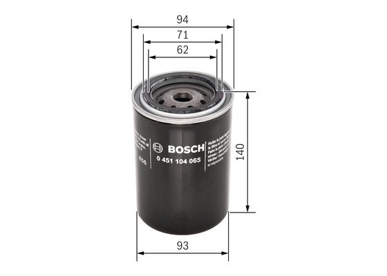 Oljefilter Bosch 0 451 104 065 BOSCH