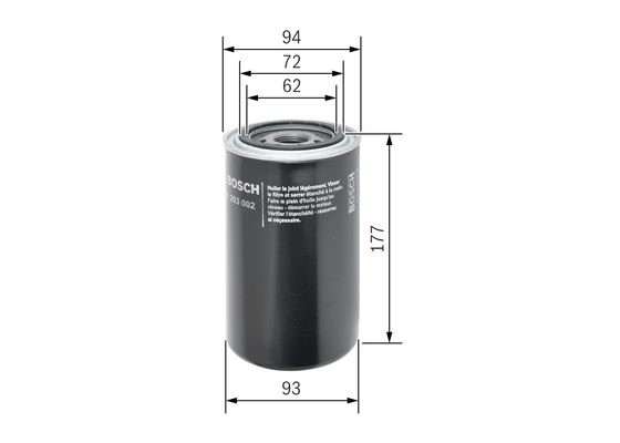 Oljefilter Bosch 0 451 203 002 BOSCH