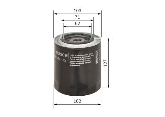 Oljefilter BOSCH