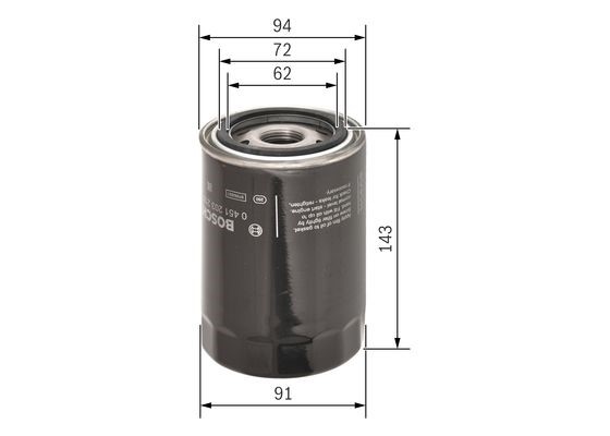 Oljefilter Bosch 0 451 203 218 BOSCH