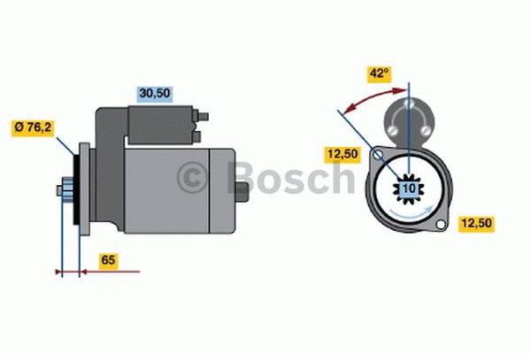 Startmotor 12V Bosch 0 986 018 920 BOSCH