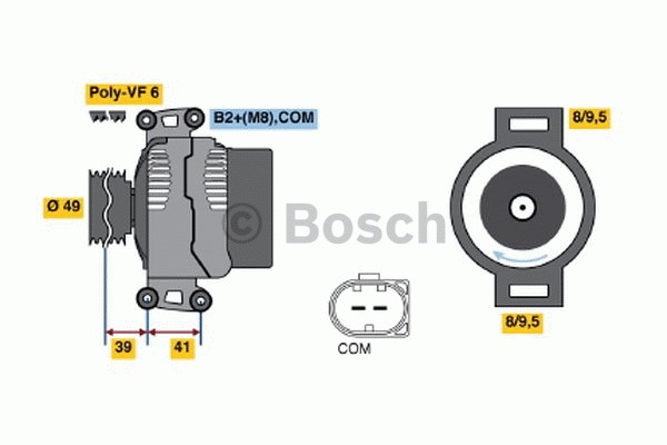 Generator 14V 150A Bosch 0 986 047 240 BOSCH