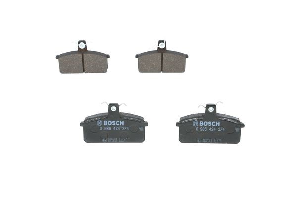 Bromsbeläggsats, Framaxel Bosch 0 986 424 274 BOSCH