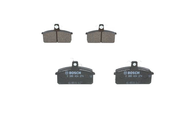 Bromsbeläggsats, Framaxel Bosch 0 986 424 274 BOSCH
