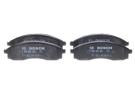 Bromsbeläggsats, Framaxel, Bakaxel Bosch 0 986 424 340 BOSCH