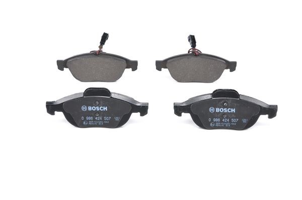 Bromsbeläggsats, Framaxel Bosch 0 986 424 507 BOSCH