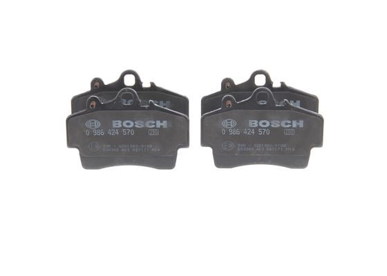 Bromsbeläggsats, Framaxel Bosch 0 986 424 570 BOSCH