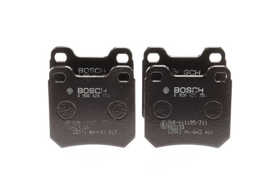 Bromsbeläggsats, Bakaxel Bosch 0 986 424 754 BOSCH