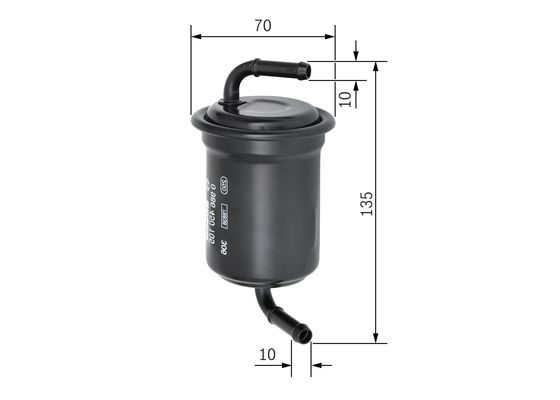 Bränslefilter Bosch 0 986 450 105 BOSCH