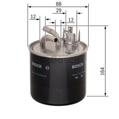 Bränslefilter Bosch 0 986 450 509 BOSCH