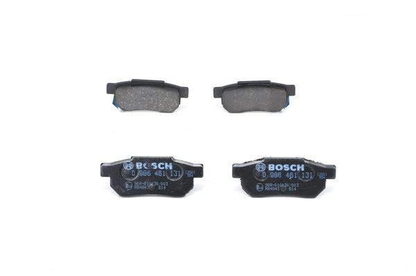 Bromsbeläggsats, Bakaxel Bosch 0 986 461 131 BOSCH