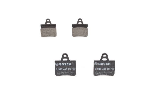 Bromsbeläggsats, Bakaxel Bosch 0 986 465 751 BOSCH