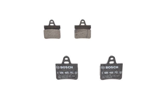 Bromsbeläggsats, Bakaxel Bosch 0 986 465 751 BOSCH