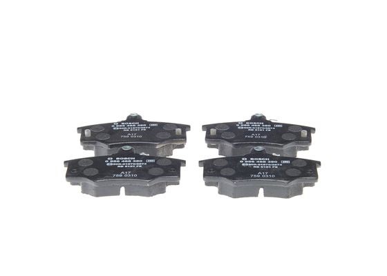 Bromsbeläggsats Solid, Framaxel Bosch 0 986 468 380 BOSCH
