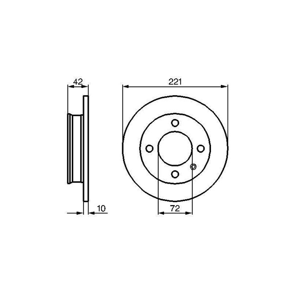 Bromsskiva Solid, Framaxel Bosch 0 986 478 068 BOSCH Bromsskiva Solid, Framaxel Bosch 0 986 478 068 BOSCH