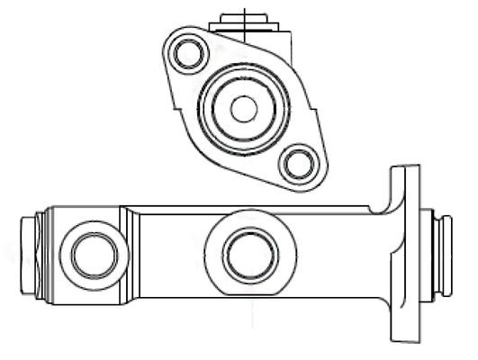 Huvudcylinder, koppling Bosch 0 986 486 000 BOSCH