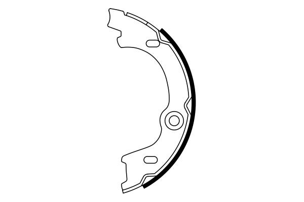 Bromsbackar, sats, parkeringsbroms Bosch 0 986 487 926 BOSCH Bromsbackar, sats, parkeringsbroms Bosch 0 986 487 926 BOSCH