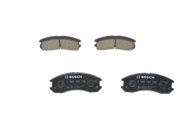 Bromsbeläggsats, Framaxel Bosch 0 986 493 790 BOSCH