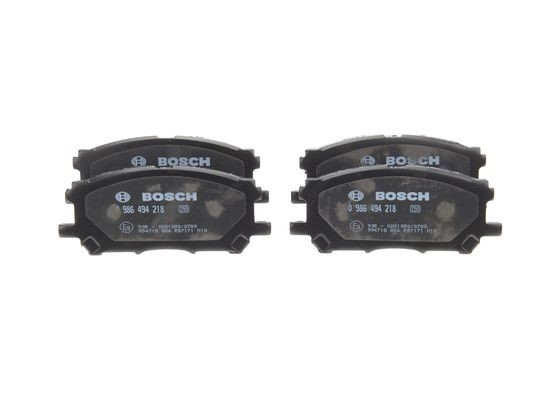 Bromsbeläggsats, Framaxel Bosch 0 986 494 218 BOSCH