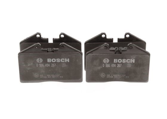 Bromsbeläggsats, Bakaxel, Framaxel Bosch 0 986 494 267 BOSCH