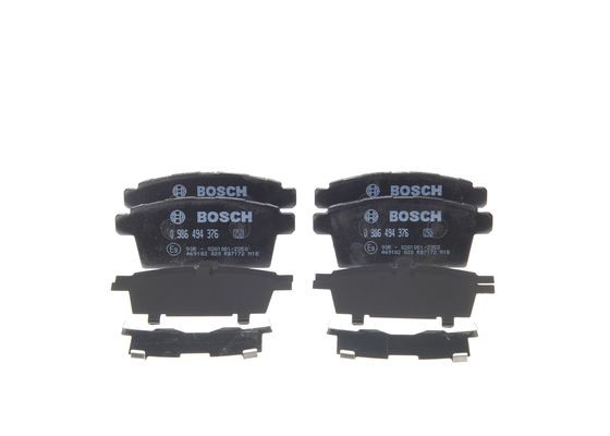 Bromsbeläggsats, Bakaxel Bosch 0 986 494 376 BOSCH