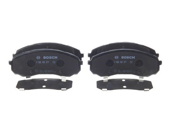 Bromsbeläggsats, Framaxel Bosch 0 986 494 377 BOSCH