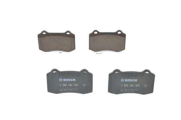 Bromsbeläggsats, Framaxel, Bakaxel Bosch 0 986 494 393 BOSCH