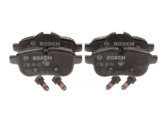 Bromsbeläggsats, Bakaxel Bosch 0 986 494 450 BOSCH