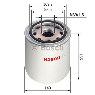 Lufttorkarpatron, kompressorsystem Bosch 0 986 628 250 BOSCH Lufttorkarpatron, kompressorsystem Bosch 0 986 628 250 BOSCH