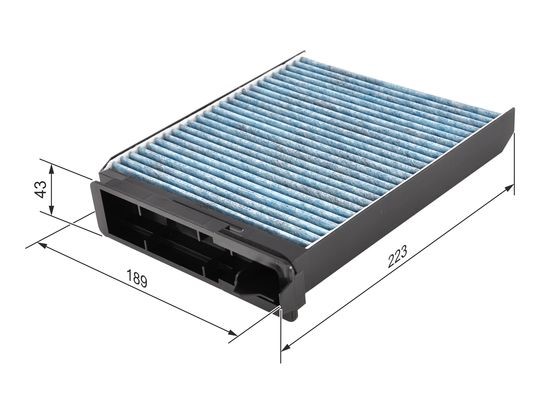 Kupefilter Bosch FILTER+ 0 986 628 502 BOSCH