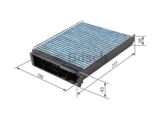 Kupefilter Bosch FILTER+ 0 986 628 502 BOSCH