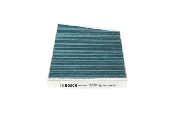 Kupefilter, Motorrum Bosch FILTER+ 0 986 628 503 BOSCH