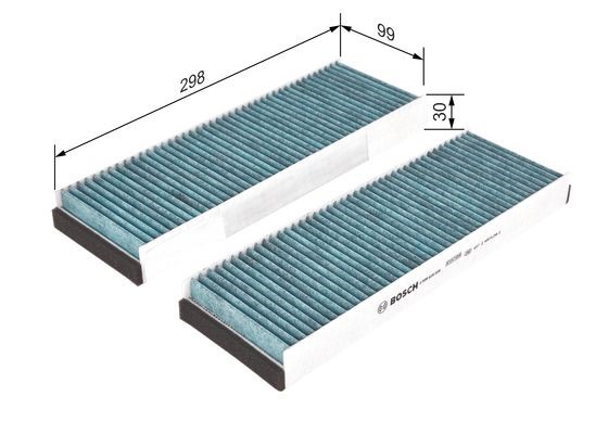 Kupefilter Bosch FILTER+ 0 986 628 505 BOSCH