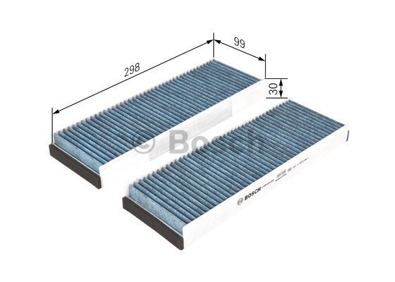 Kupefilter Bosch FILTER+ 0 986 628 505 BOSCH