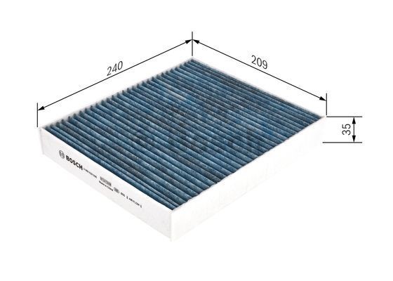 Kupefilter Bosch FILTER+ 0 986 628 506 BOSCH