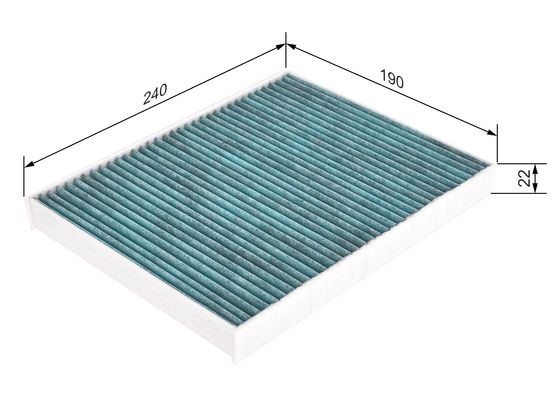Kupefilter Bosch FILTER+ 0 986 628 507 BOSCH